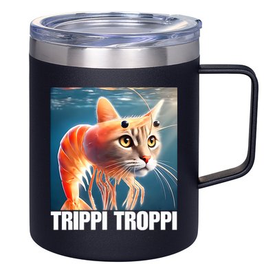 Trippi Troppi - Italian Brainrot Meme  12oz Stainless Steel Coffee Mug