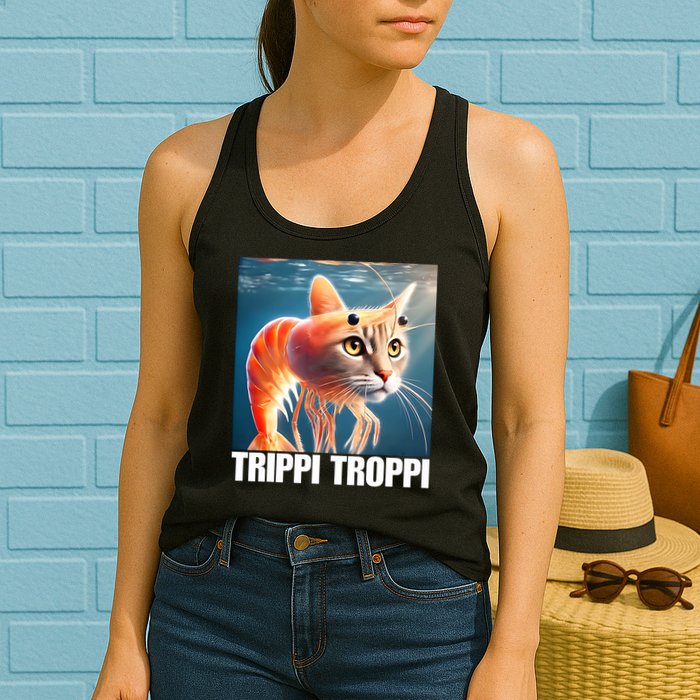 Trippi Troppi - Italian Brainrot Meme  Womens Tank Top