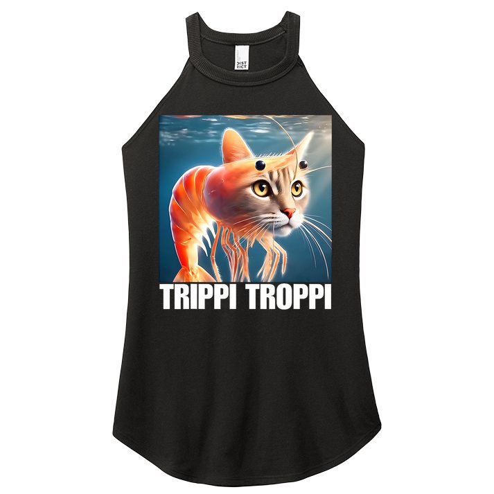Trippi Troppi - Italian Brainrot Meme  Women's Perfect Tri Rocker Tank