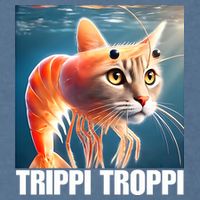 Trippi Troppi - Italian Brainrot Meme  Garment-Dyed Sweatshirt