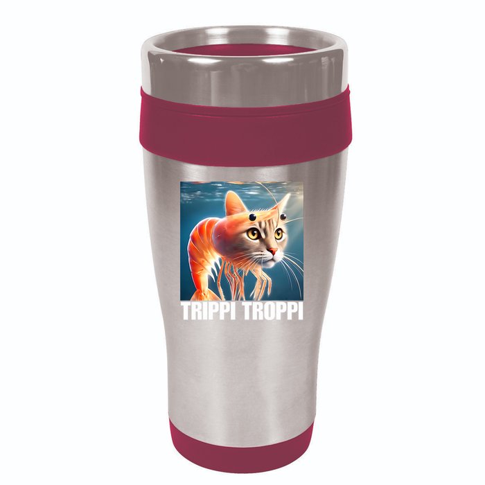 Trippi Troppi - Italian Brainrot Meme  16oz Travel Tumbler