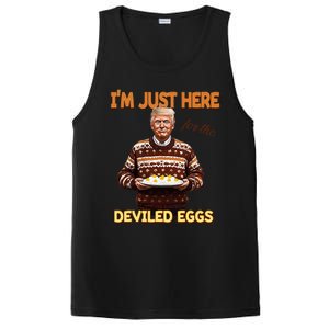 Trump Thanksgiving IM Just Here For The Deviled Eggs PosiCharge Competitor Tank