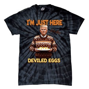 Trump Thanksgiving IM Just Here For The Deviled Eggs Tie-Dye T-Shirt