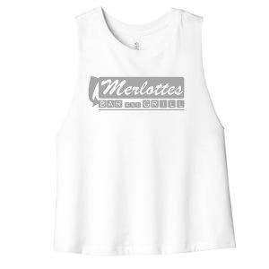 TV Tshirt Inspired By True Blood Merlottes Women's Racerback Cropped Tank