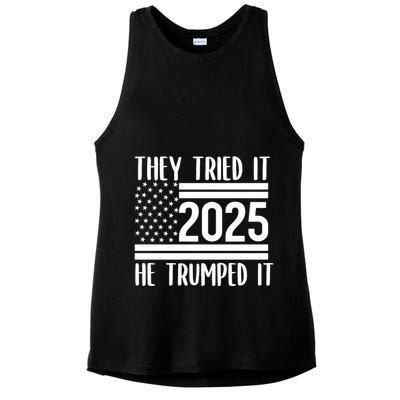They Tried It He Trumped It 2025 Ladies PosiCharge Tri-Blend Wicking Tank