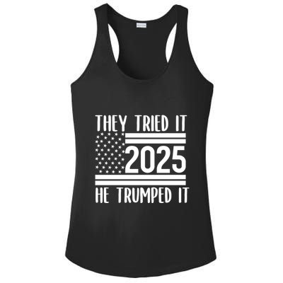 They Tried It He Trumped It 2025 Ladies PosiCharge Competitor Racerback Tank