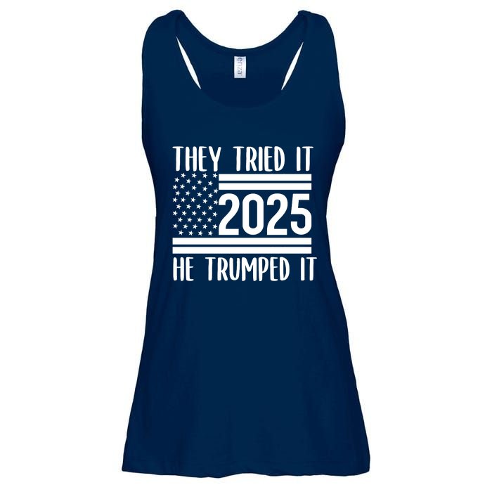 They Tried It He Trumped It 2025 Ladies Essential Flowy Tank