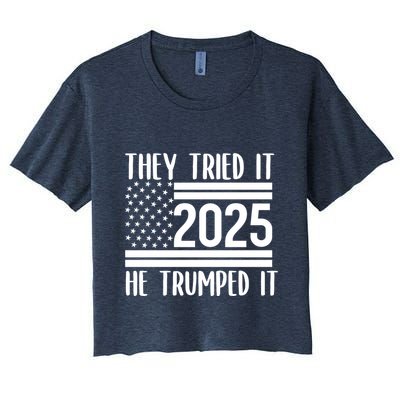 They Tried It He Trumped It 2025 Crop Top