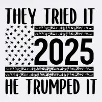 They Tried It He Trumped It 2025 Garment-Dyed Sweatshirt