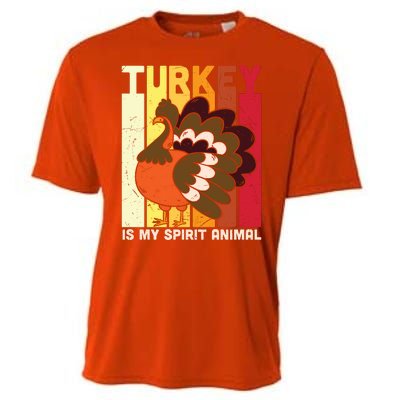 Thanksgiving Turkey Is My Spirit Animal Cooling Performance Crew T-Shirt