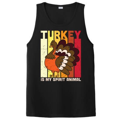 Thanksgiving Turkey Is My Spirit Animal PosiCharge Competitor Tank