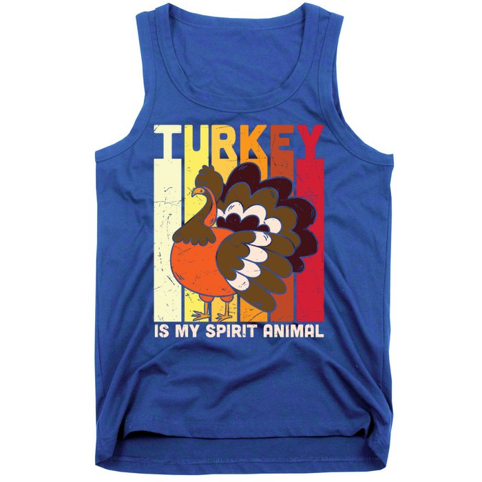 Thanksgiving Turkey Is My Spirit Animal Tank Top