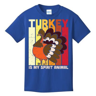 Thanksgiving Turkey Is My Spirit Animal Kids T-Shirt