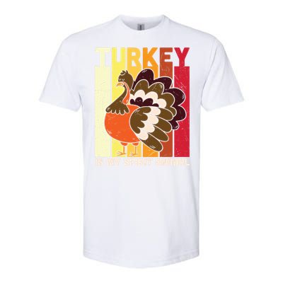 Thanksgiving Turkey Is My Spirit Animal Softstyle CVC T-Shirt