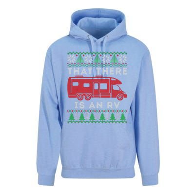 That There Is An Rv Ugly Christmas Camping Holiday Camper Unisex Surf Hoodie