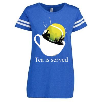 Tennis Tea Is Served Enza Ladies Jersey Football T-Shirt