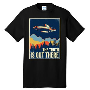 The Truth Is Out There Area 51 Alien UFO Tall T-Shirt