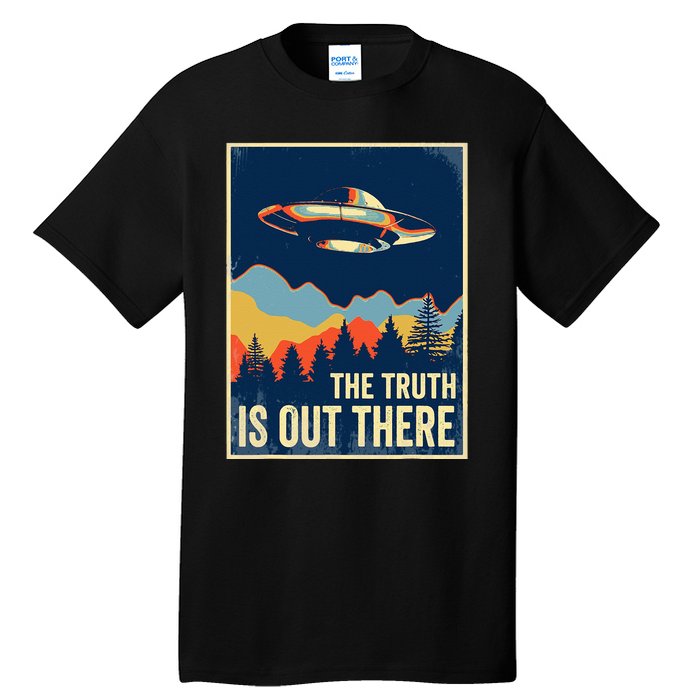 The Truth Is Out There Area 51 Alien UFO Tall T-Shirt