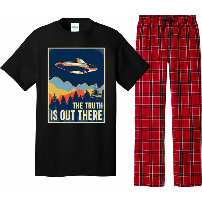 The Truth Is Out There Area 51 Alien UFO Pajama Set