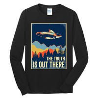 The Truth Is Out There Area 51 Alien UFO Tall Long Sleeve T-Shirt