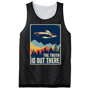 The Truth Is Out There Area 51 Alien UFO Mesh Reversible Basketball Jersey Tank