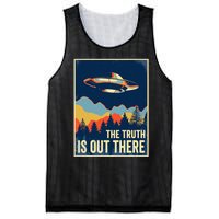 The Truth Is Out There Area 51 Alien UFO Mesh Reversible Basketball Jersey Tank