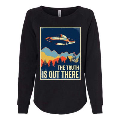 The Truth Is Out There Area 51 Alien UFO Womens California Wash Sweatshirt