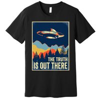 The Truth Is Out There Area 51 Alien UFO Premium T-Shirt