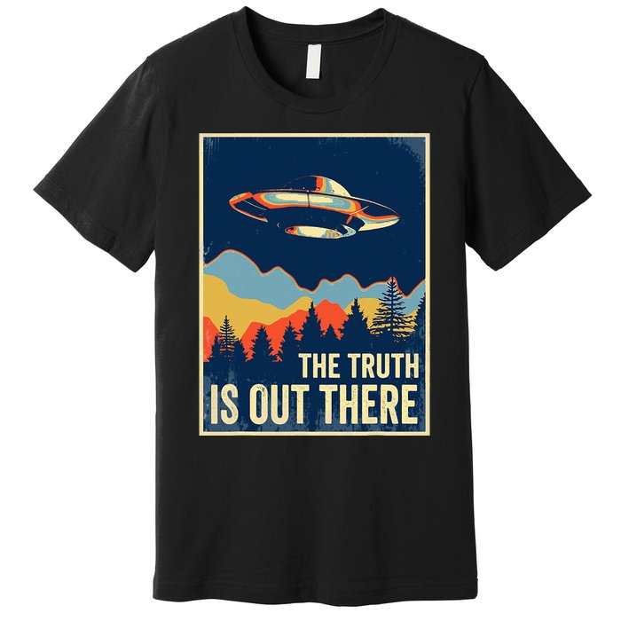 The Truth Is Out There Area 51 Alien UFO Premium T-Shirt