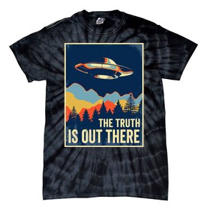 The Truth Is Out There Area 51 Alien UFO Tie-Dye T-Shirt