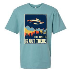 The Truth Is Out There Area 51 Alien UFO Sueded Cloud Jersey T-Shirt