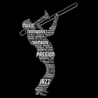 Trombone Trombonist Jazz Musician Cooling Performance Crew T-Shirt