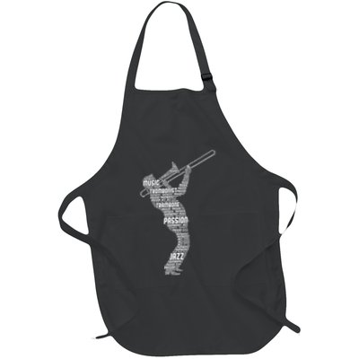 Trombone Trombonist Jazz Musician Apron