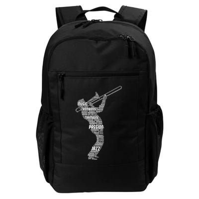 Trombone Trombonist Jazz Musician Backpack