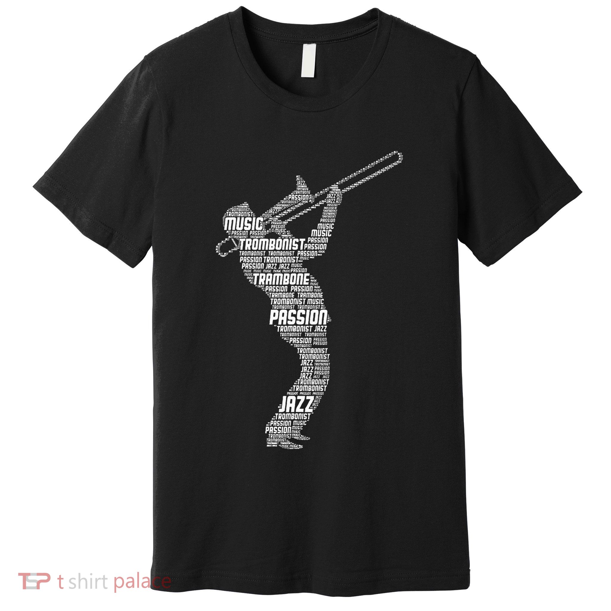 Trombone Trombonist Jazz Musician Premium T-Shirt
