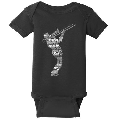Trombone Trombonist Jazz Musician Baby Bodysuit