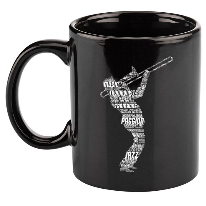 Trombone Trombonist Jazz Musician 11oz C Handle Ceramic Mug