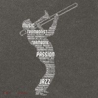 Trombone Trombonist Jazz Musician Cotton Canvas Backpack