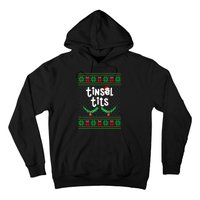 Tinsel Tits Jingle Balls Funny Matching Couple Ugly Christmas Sweater Hoodie