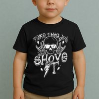 Take This Job And Shove It Teacher And Technician Work Toddler T-Shirt