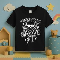 Take This Job And Shove It Teacher And Technician Work Toddler T-Shirt