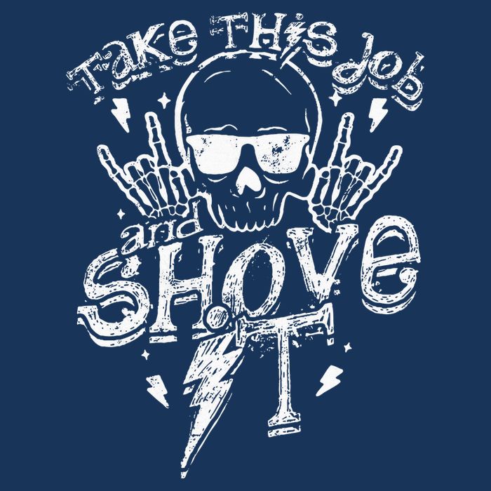 Take This Job And Shove It Teacher And Technician Work Infant Baby Jersey Bodysuit