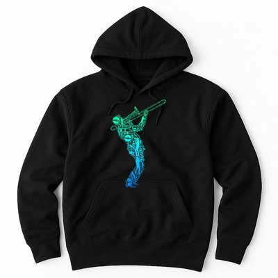 Trombone Trombonist Jazz Musician Hoodie