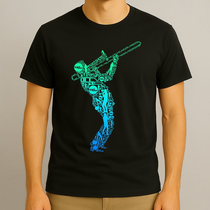 Trombone Trombonist Jazz Musician T-Shirt