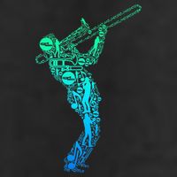 Trombone Trombonist Jazz Musician Golf Towel