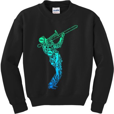Trombone Trombonist Jazz Musician Kids Sweatshirt
