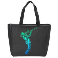 Trombone Trombonist Jazz Musician Zip Tote Bag