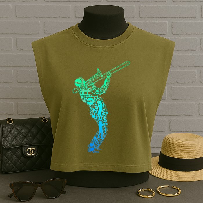 Trombone Trombonist Jazz Musician Garment-Dyed Women's Muscle Tee