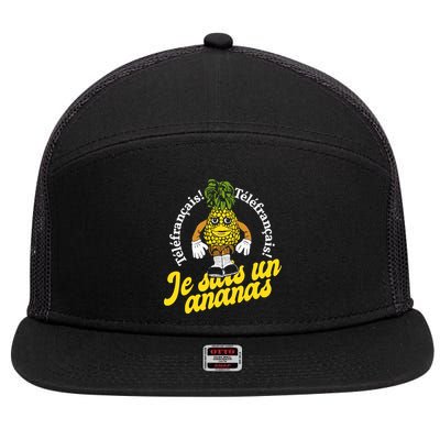 Tvo Telefrancais Je Suis Ananas 7 Panel Mesh Trucker Snapback Hat