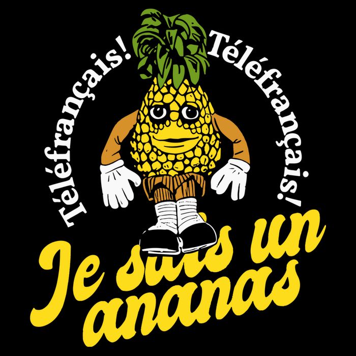Tvo Telefrancais Je Suis Ananas Cooling Performance Crew T-Shirt